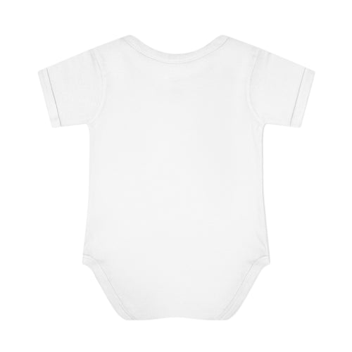 America First Infant Bodysuit - Patriotic Baby Onesie with Flag Logo
