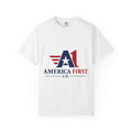America First Logo T-Shirt — Patriotic USA Graphic Tee